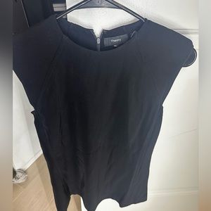 Theory top with zipper